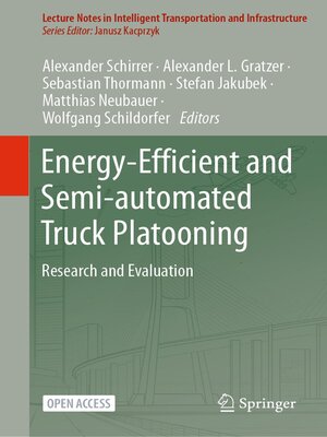cover image of Energy-Efficient and Semi-automated Truck Platooning